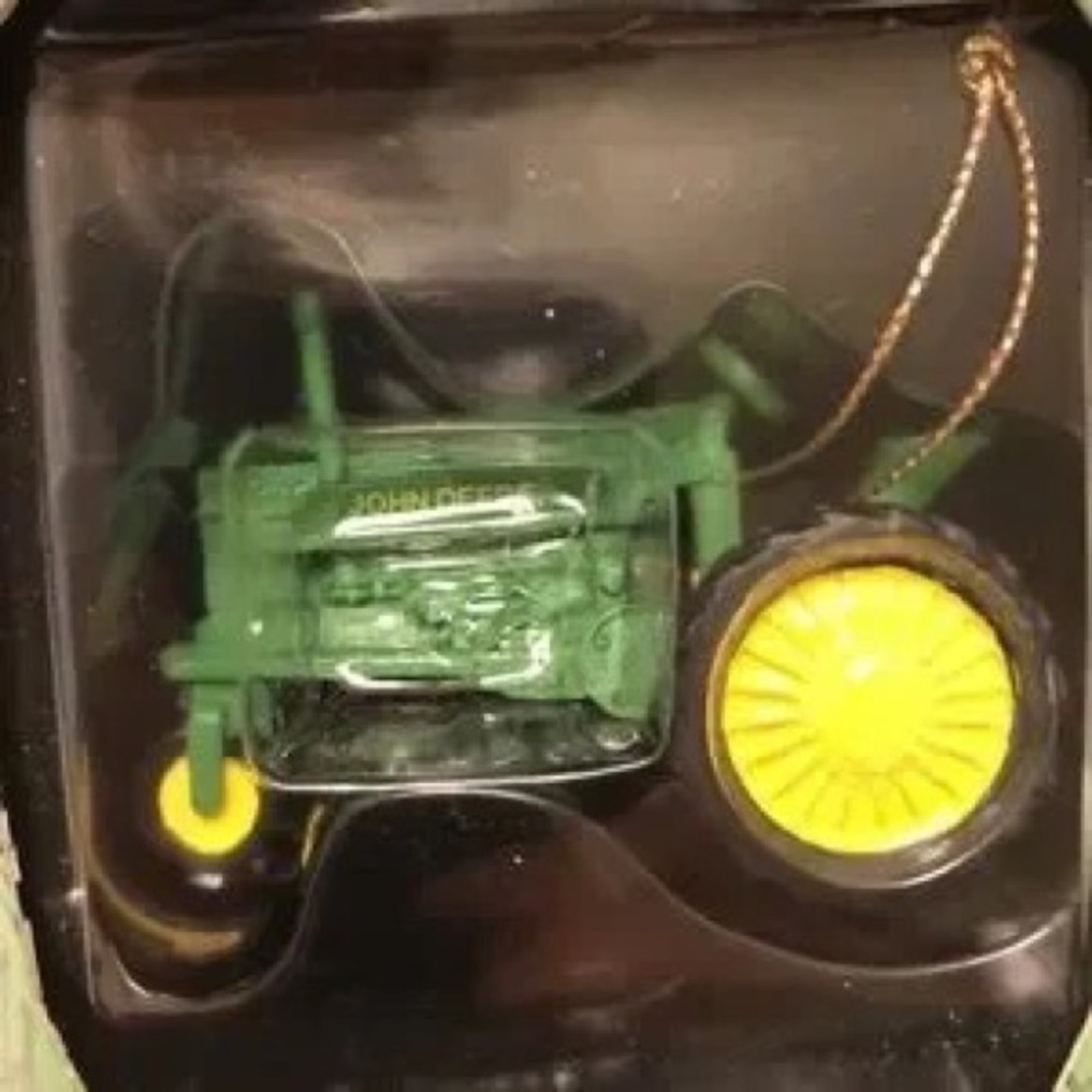John Deere Green & Yellow Toy Tractor Ornament - Kids Toys - Picture 2 of 9